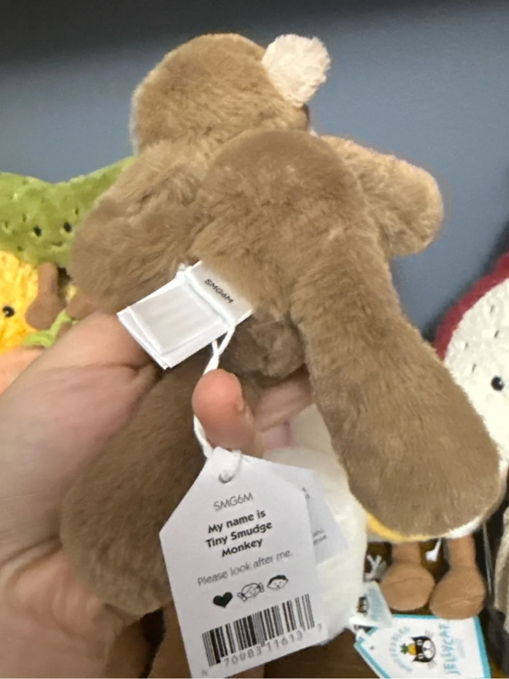 Jellycat Tiny Smudge Monkey
